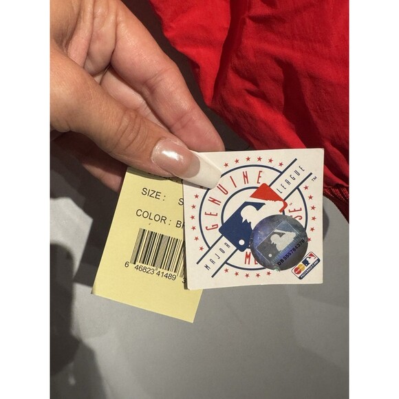 VTG 90s Genuine Merchandise Men's Boston Red Sox Baseball MLB Bomber Jacket Sz S - Picture 3 of 10